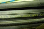 Уплотнитель стекла двери задней левой (5E5839431) для Skoda Octavia (A7) с 2013г