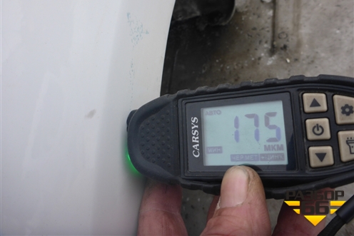 Крыло заднее правое (лифтбэк) для Skoda Octavia (A7) с 2013г (Октавия)