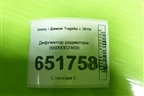 Дефлектор радиатора (6600002469) для Geely Tugella с 2019г