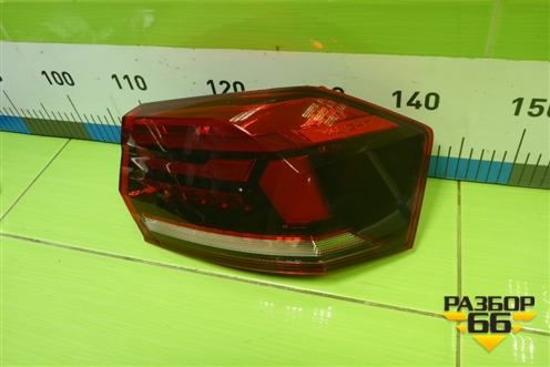 Фонарь задний наружный правый (Led) (6N5945096) для Volkswagen Polo с 2020г