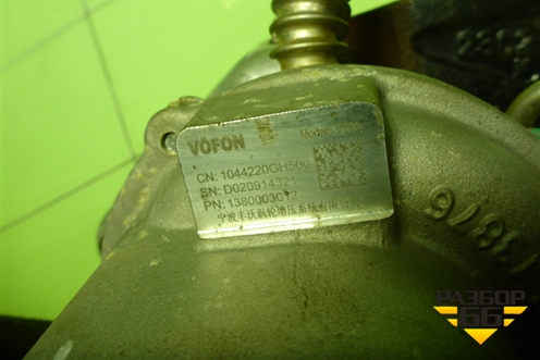 Турбина (1.5л HFC4GB24D) (1044220GH500) для JAC J7 с 2020-2025г (Джей7)