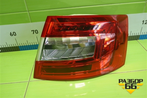 Фонарь задний правый (до 2017г лифтбэк) для Skoda Octavia (A7) с 2013г