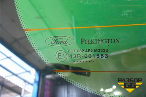 Стекло двери багажника (3х дверный кузов) для Ford Fiesta с 2001-2008г