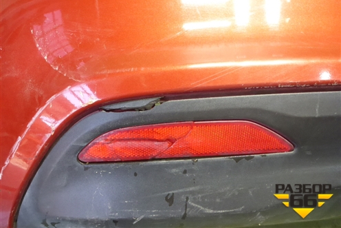 Бампер задний (до 2015г седан) (866114Y000) для Kia Rio с 2011-2016г