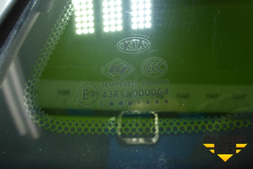 Стекло глухое правое (878204X200) для Kia Rio с 2011-2016г