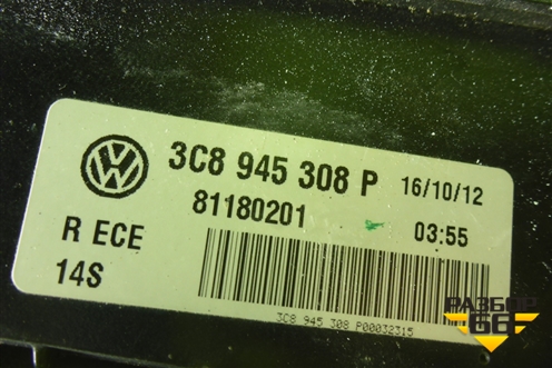 Фонарь задний внутренний правый (после 2012г) (3C8945308P) для Volkswagen Passat-CC с 2008г