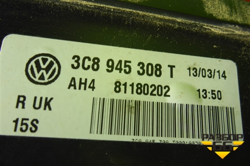 Фонарь задний внутренний правый (после 2012г) (3C8945308T) для Volkswagen Passat-CC с 2008г