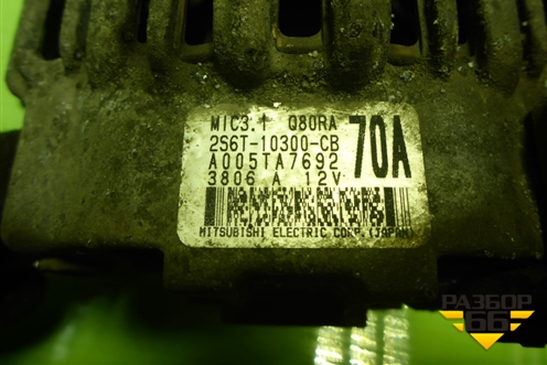 Генератор (1.6л FYJA) (2S6T10300CB) для Ford Fusion с 2002г