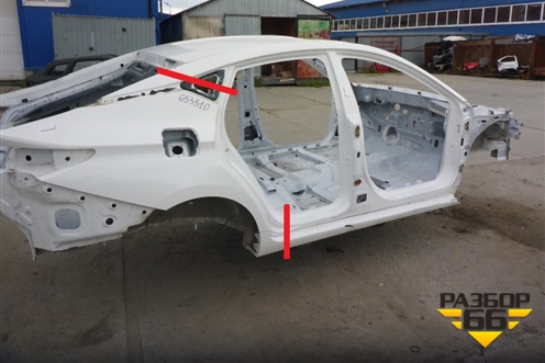 Крыло заднее правое для JAC J7 с 2020-2025г