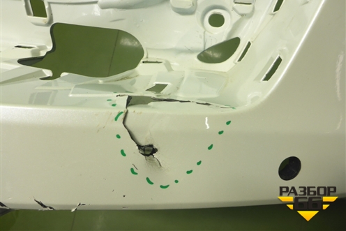 Бампер задний (под парктроник) (5215960C10) для Toyota Land Cruiser (300) с 2021г