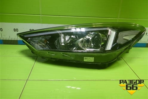 Фара левая (после 2018 галоге с ДХО) (92101D7600) для Hyundai Tucson с 2015-2022г