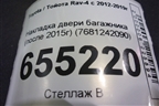 Накладка двери багажника (после 2015г) (7681242090) для Toyota Rav-4 с 2012-2019г