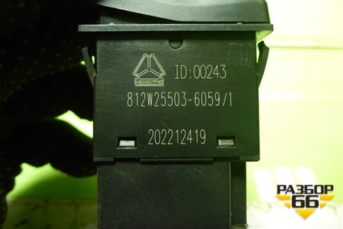 Кнопка (ASR\ESC) (812W255036059) для Sitrak  C7H