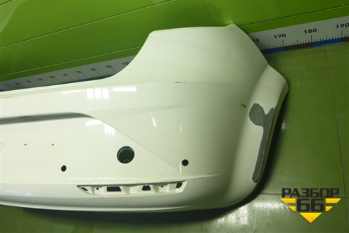 Бампер задний (без юбки под парктроник) (1P0807421D) для Seat Leon с 2005-2013г