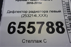 Дефлектор радиатора левый (253214LXXX) для Hyundai Solaris с 2010-2016г