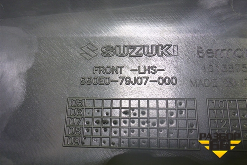 Накладка двери передней левой (Новая) (990E079J07000) для Suzuki SX4 с 2006-2013г