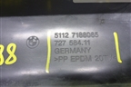 Юбка заднего бампера (51127188065) для BMW 7 серия F01/F02 с 2008г