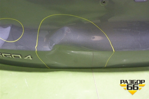 Дверь багажника без стекла (после 2024г) (552001121AA) для Chery Tiggo 4 с 2017г (Тиго 4)