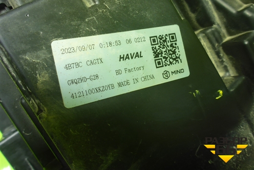 Фара левая (Led c блоком) (4121100XKZ0YB) для Haval M6 с 2021г (М6)