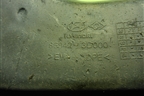 Брызговик задний правый (868423D000) для Hyundai Sonata-5 с 2001г