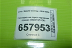 Накладка на порог наружная правая (6600125106) для Geely Coolray с 2019-2025г (Кулрей)
