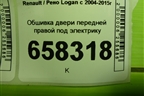 Обшивка двери передней правой под электрику (809008898R) для Renault Logan с 2004-2015г