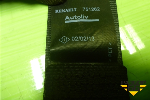 Ремень безопасности задний правый для Renault Logan с 2004-2015г