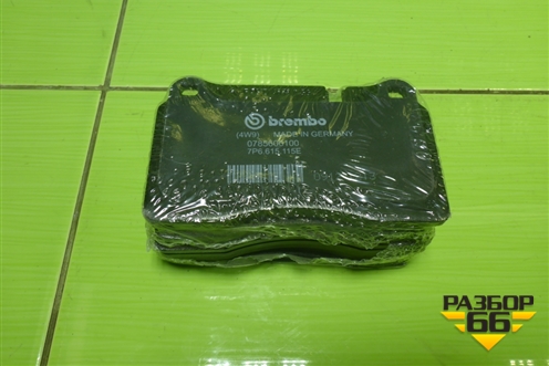 Колодки тормозные передние (новые) (7L6698151J) для Volkswagen Touareg c 2002-2010г