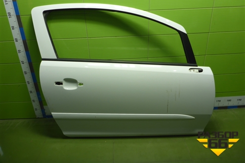 Дверь передняя правая (3-х дверный кузов) для Opel Corsa D с 2006-2014г