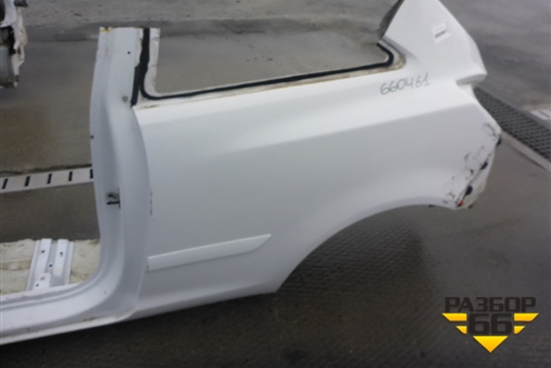 Крыло заднее левое (3-х дверный кузов) для Opel Corsa D с 2006-2014г (Корса Д)