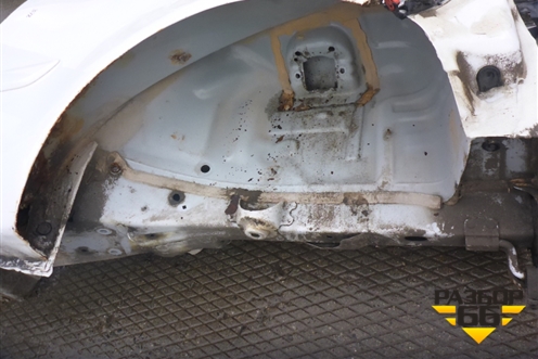 Крыло заднее левое (3-х дверный кузов) для Opel Corsa D с 2006-2014г (Корса Д)