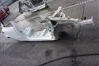 Боковина кузова правая (3-х дверный кузов) для Opel Corsa D с 2006-2014г