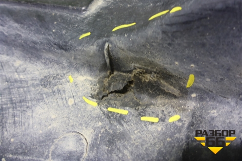 Защита антигравийная правая (84145A6000) для Kia Ceed с 2012-2018г (Сид 2)