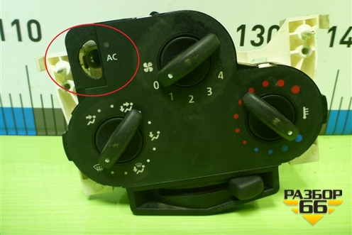 Модуль управления отопителем (без кондиционера до 2009г) (69570002) для Renault Logan с 2004-2015г (Логан)