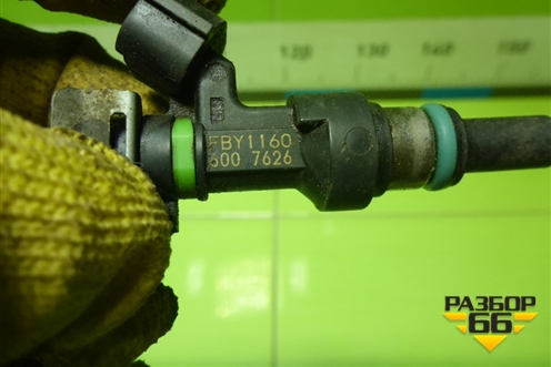 Форсунка инжекторная электрическая (1.6л HR16) для Nissan Tiida (C11X) с 2004-2013г (Тиида)