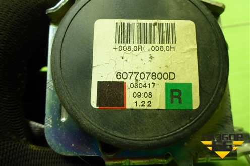 Ремень безопасности передний правый (607707800D) для Opel Corsa D с 2006-2014г (Корса Д)