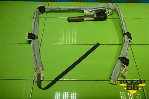 Подушка безопасности боковая шторка левая (5ти дверный кузов) (13150704) для Opel Corsa D с 2006-2014г (Корса Д)