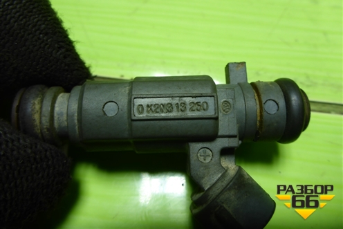 Форсунка инжекторная электрическая (1.6л S6D) (0K2N313250) для Kia Spectra с 2001г (Спектра)