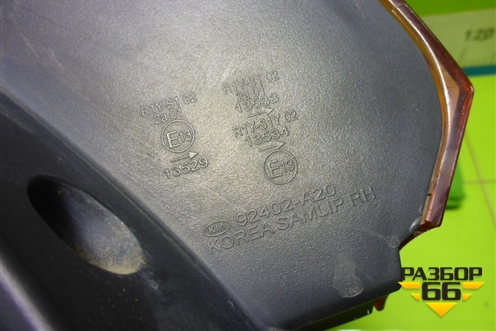 Фонарь задний наружный правый (Хэтчбек) (92402A2000) для Kia Ceed с 2012-2018г (Сид 2)