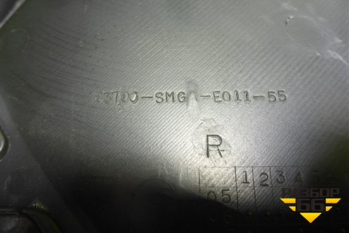 Обшивка двери задней правой под электрику (83700SMGE532BLK) для Honda Civic 5D с 2005-2011г (Цивик)