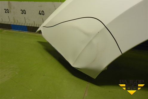 Крыло переднее левое без отверстия под повторитель (5JA821021D) для Skoda Rapid с 2013г (Рапид)