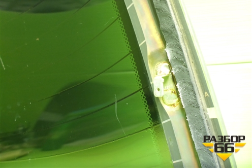 Стекло заднее (0K2A363930B) для Kia Spectra с 2001г (Спектра)