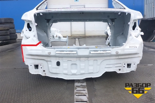 Крыло заднее левое (седан) для Kia Rio с 2011-2016г (Рио 3)