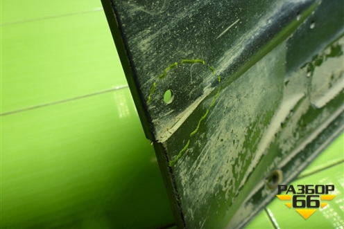 Защита антигравийная левая (842152W000) для Hyundai Santa Fe с 2012-2018г (Санта Фе)