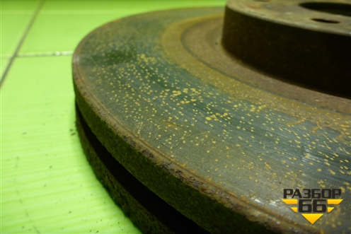 Диск тормозной передний вентилируемый (517122W700) для Hyundai Santa Fe с 2012-2018г (Санта Фе)