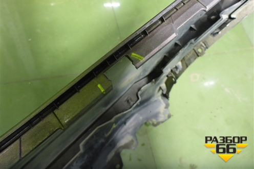 Бампер задний (до 2015г) (866112W000) для Hyundai Santa Fe с 2012-2018г (Санта Фе)