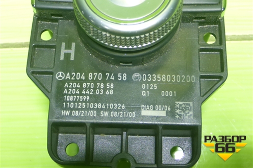 Джойстик (управления мультимедиа) (A2048707458) для Mercedes Benz C-Klass W204 с 2007-2014г (Ц)