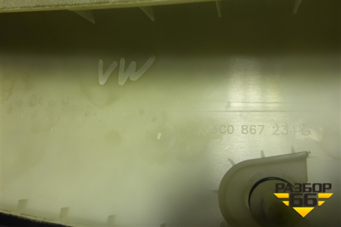 Обшивка стойки лобового стекла правая (3C0867234G) для Volkswagen Passat (B6) с 2005-2010г (Пассат Б6)
