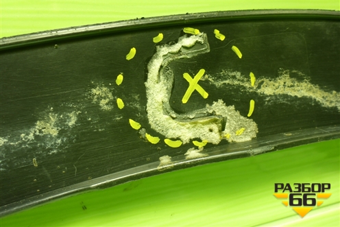 Накладка переднего крыла правого (609001177AA) для OMODA C5 с 2022г (Ц5)