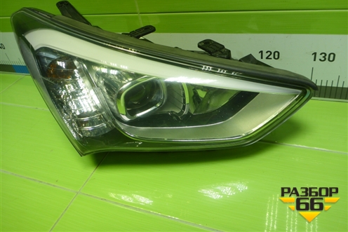 Фара правая (до 2015г ксенон с блоком и лампой) (921022W000) для Hyundai Santa Fe с 2012-2018г (Санта Фе)